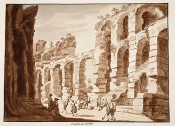 Fouilles dans le Colisée, 1883